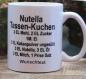 Preview: Weiße Tasse Nutellakuchen